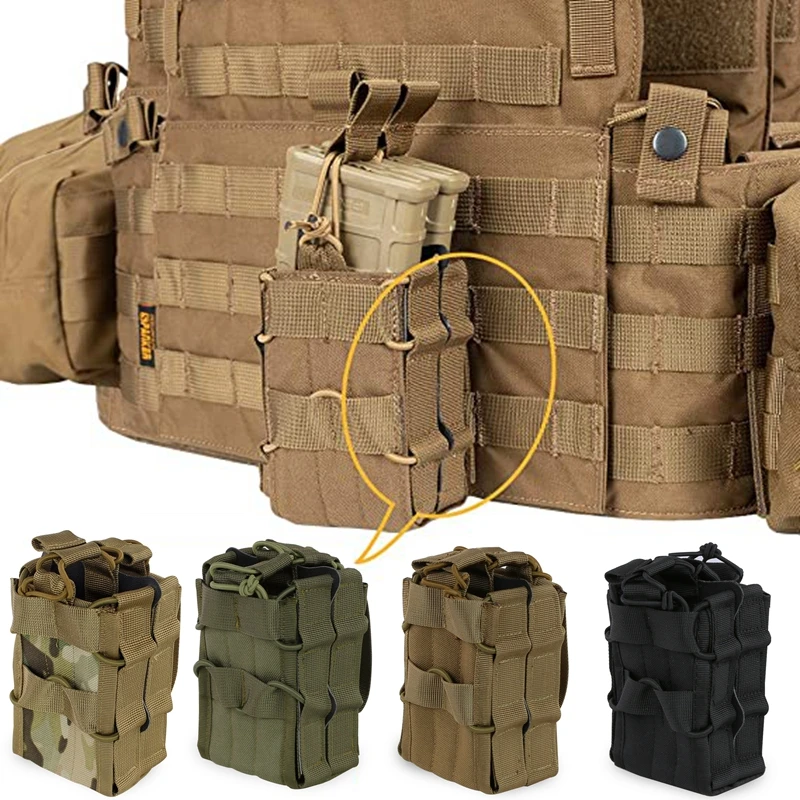 Tactical Molle Single Double Magazine Pouch for M4 M14 M16 AR15 G36 Magazine Hunting Outdoor Tool Waist Mag Holder