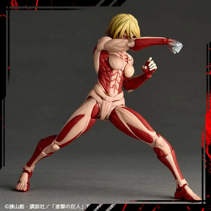 

В наличии: Фигурка GK Attack on Titan Amazing Yamaguchi Revoltech NR068 — Женский Титан Энни Леонгард, коллекционная модель-игрушка