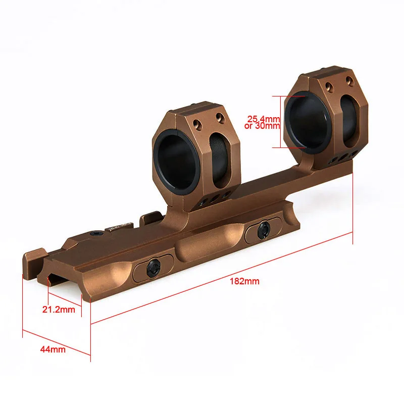 PPT tactical airsoft accessories Black 25.4mm 30mm QD riflescope mounts double ring Weaver Picatinny scope mount HK24-0133