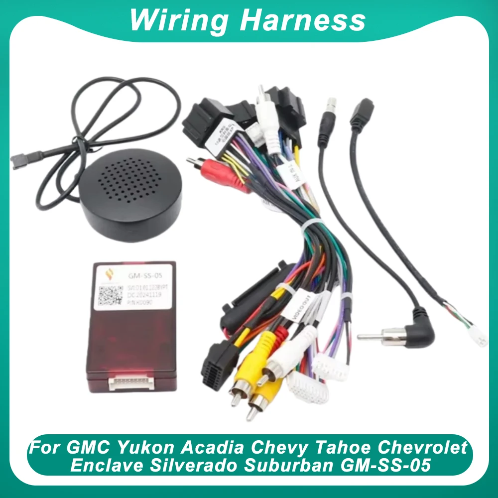 Car Wiring Harness Adapter Canbus Box For GMC Yukon Acadia Chevy Tahoe Chevrolet Enclave Silverado Suburban GM-SS-05