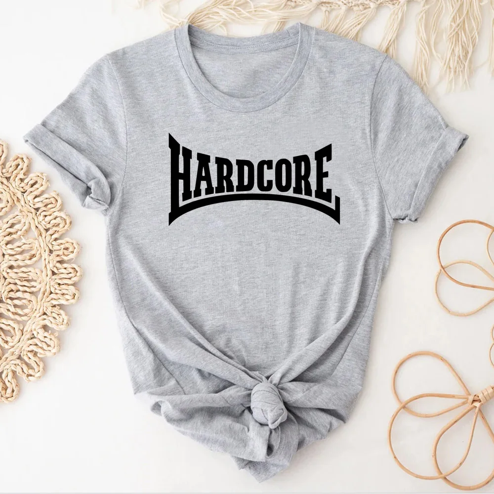 Hardcore top women designer comic manga t shirt girl graphic designer harajuku clothes