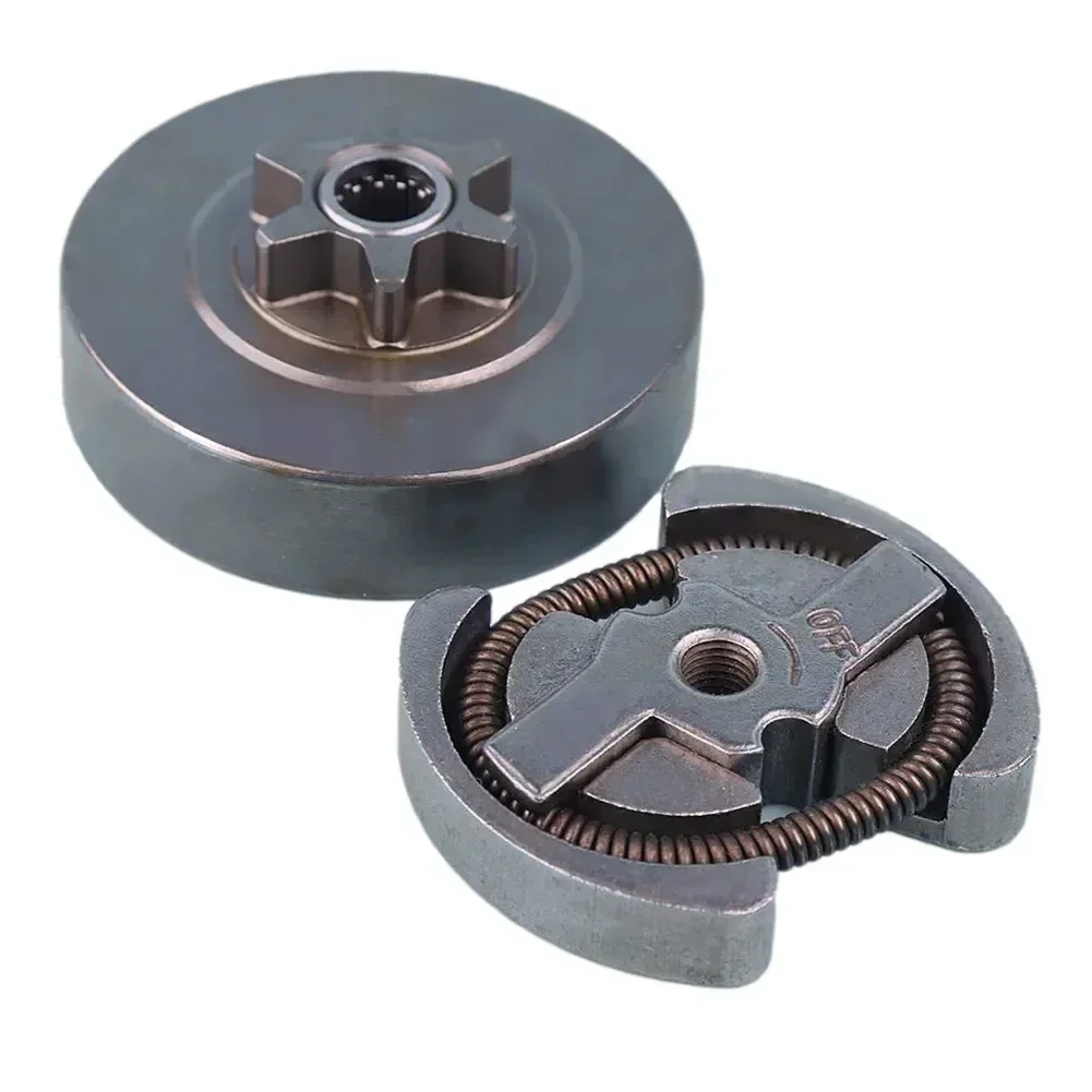 Kit de tambor de embreagem 3/8 em 6t para 350 351 352 370 371 para husqvarna 235 236 240 36 peças sobressalentes de motosserra equipamentos elétricos ferramenta de jardim