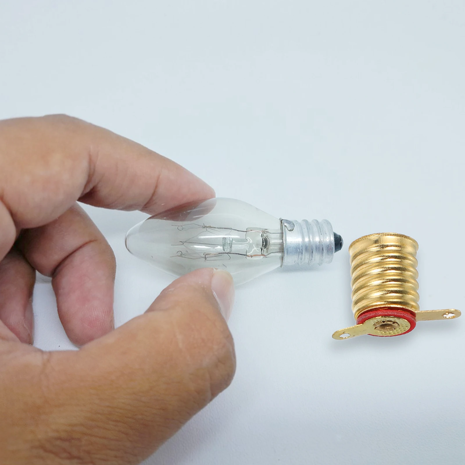 

20pcs Lamp Holder Small LED Bracket Socket Experiment Screw Holders Light Mini Bulb Mount LED Bulb Screw Base Lighting