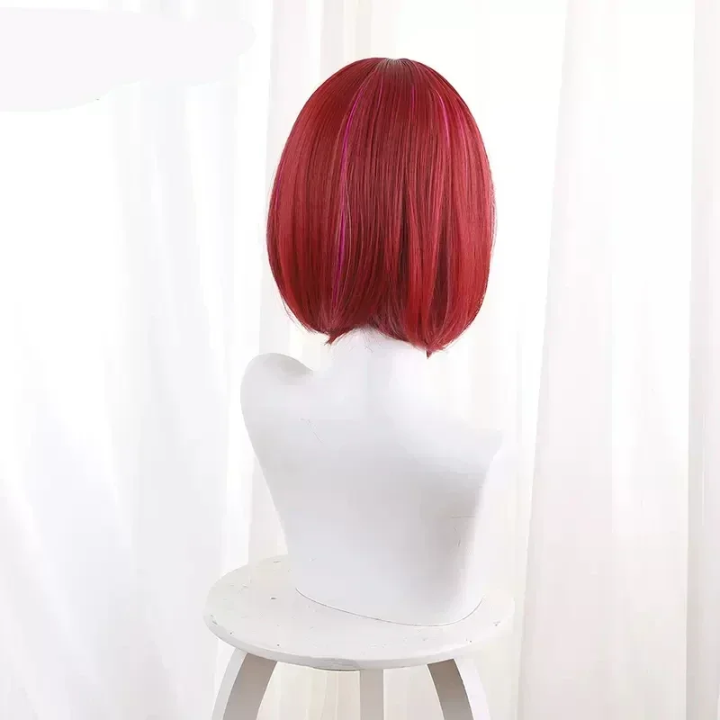 Okr No Ko Arima Kana Perruque Cosplay pour Femme, Perruque Synthétique Courte de 30cm, Perruques de Cosplay Anime, Perruque de Degré de Chaleur