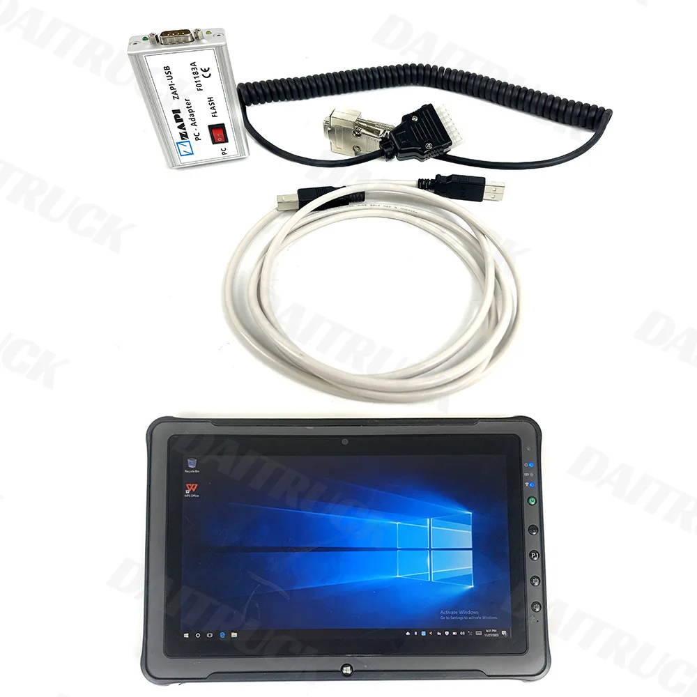 Getac F110 tablet+ZAPI-USB PC-adapter electric controller programmer tool ZAPI F01183A data cable zapi console diagnostic tools