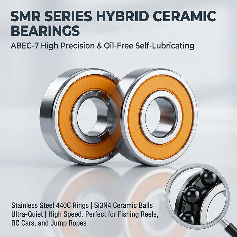 

10 шт. подшипников ABEC7 для катушек 5x10x4 SMR105 2RS RS, гибридные керамические подшипники 5*10*4 SMR105C 2OS L1050DDU
