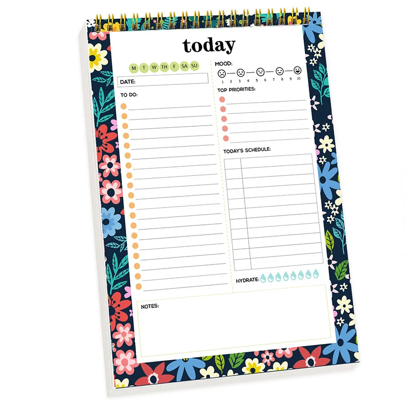 A5 Daily English Plan This Simple Schedule Time Management Plan This Memo Office Notebook