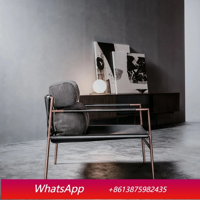 

LTT Minimalist Single Sofa Chair Living Room Leisure B & B Hotel Reception Armchair