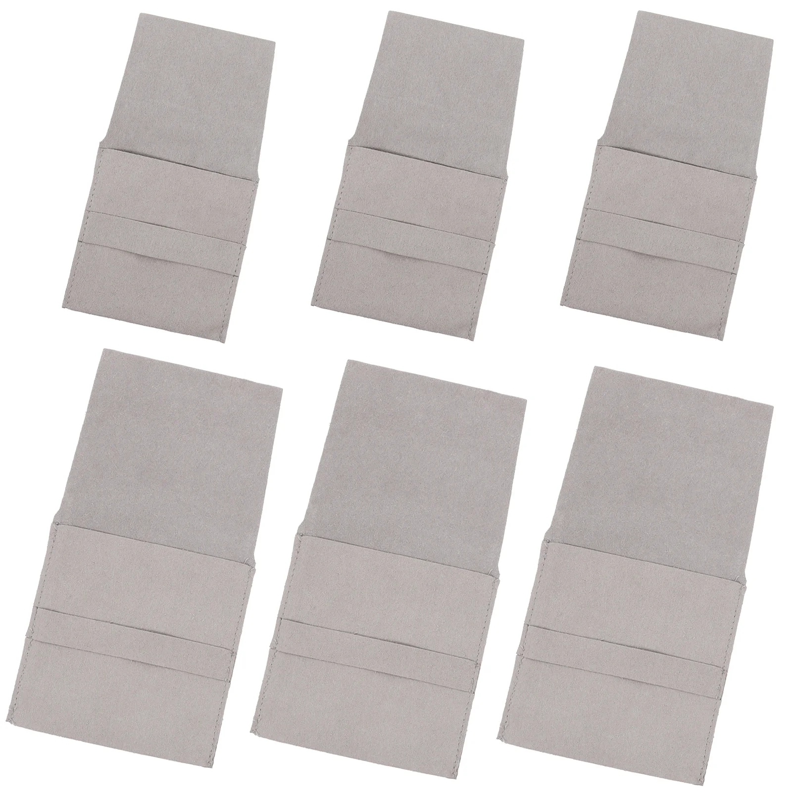 

6 шт. маленьких упаковочных пакетов для ювелирных изделий, изысканная текстура, портативные органайзеры для ожерелий, серег, подарков, сувениров для вечеринок