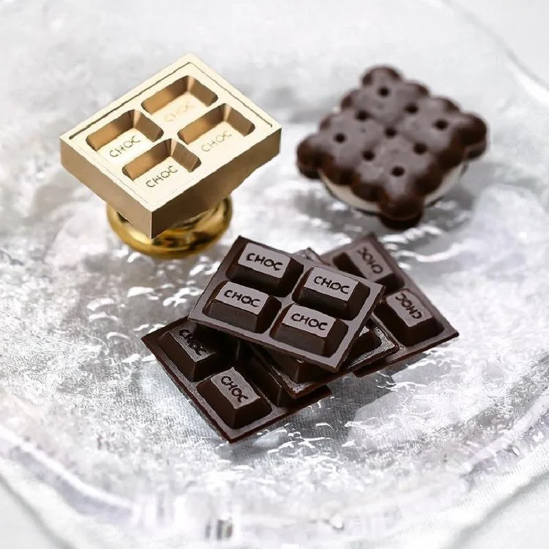 Wax Seal Stamp Kawaii Stamp Wax for Stamp Wax Lacquer for Seals Foodie Dessert Series Stamps for Wedding Crafts Supplies HCZ039