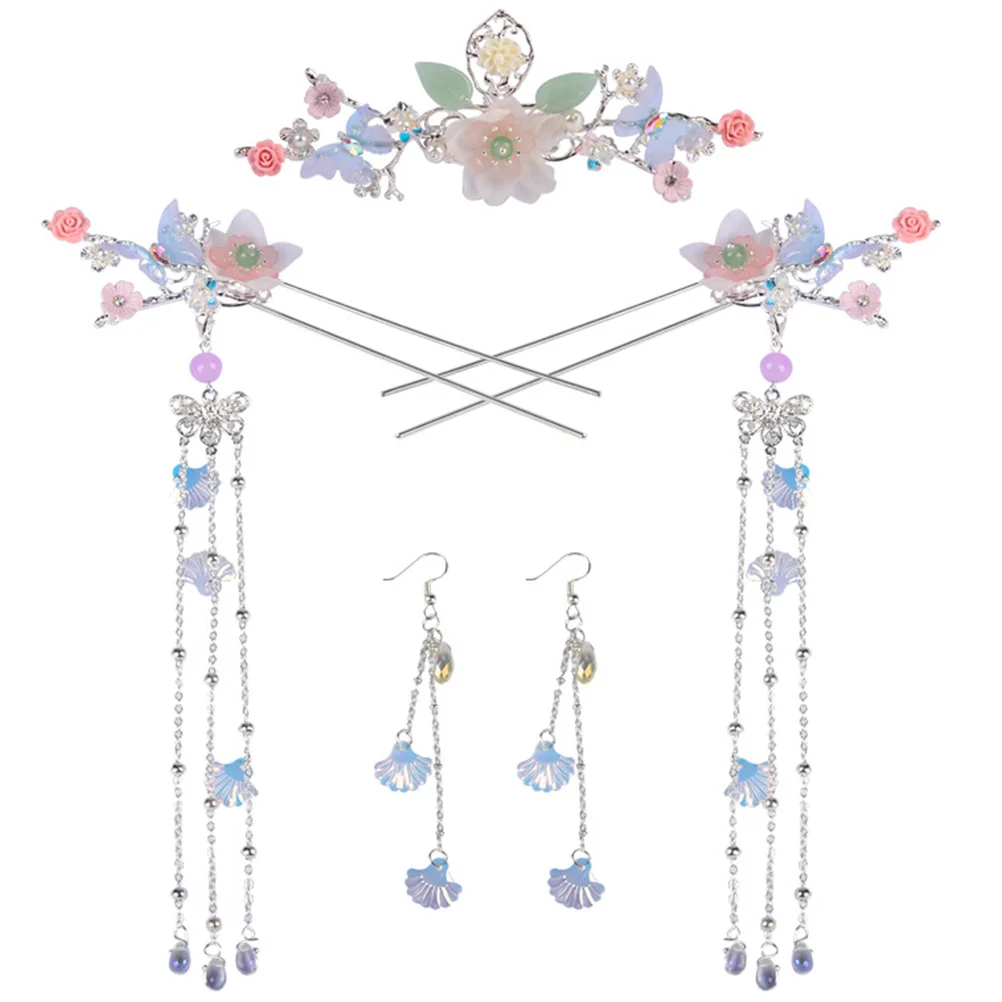 

Alloy Hairpin Long Tassel Sticks Chopsticks Women Elegant Hair Accessories Wedding Party Tassel Hair Stick Buns