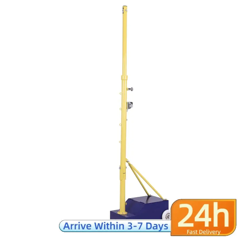 

Многофункциональная портативная стойка для бадминтонной сетки с колесами, идеально подходит для двора, парка, школы