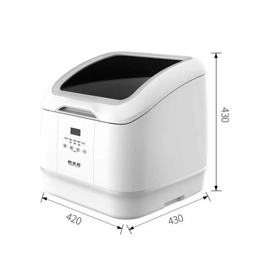 Кухонная посудомоечная машина, высокотемпературная стирка, сушка, машина, полностью автоматическая маленькая посудомоечная машина, столешница Lave Vaisselle Mini