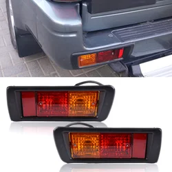 2Pcs Rear Tail Light Fog Lamp Bumper Reflector 81560-60440 81551-60510 For Toyota Land Cruiser Prado Lc90 3400 Fj90 Fj95 2700