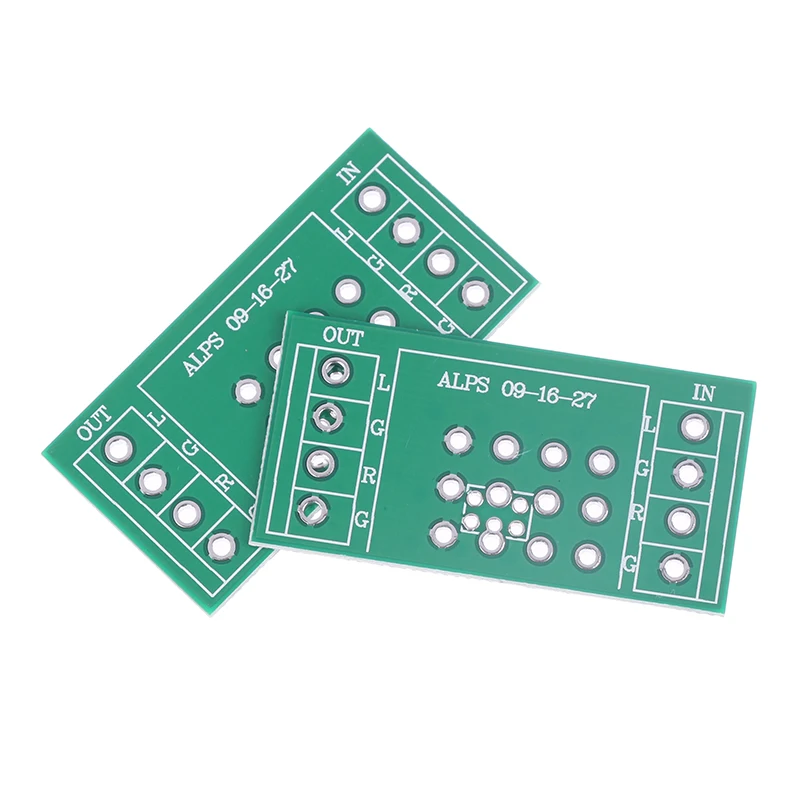 Carte PCB de potentiomètre pour amplificateur, ALPS 09 Type 16 Type 27 Type, 2 pièces