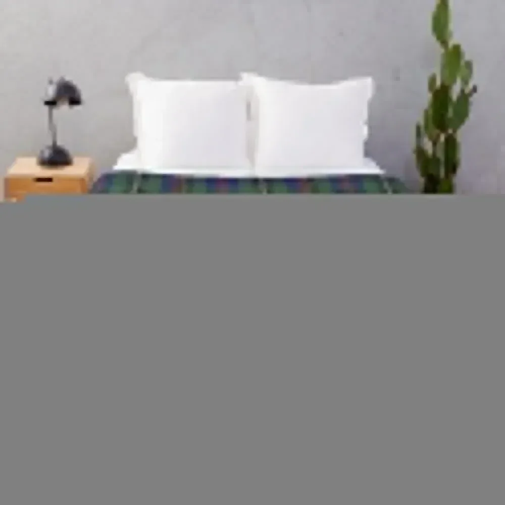 

Clan Wood Tartan Throw Blanket Foldable Soft Warm Blanket for Outdoor Use