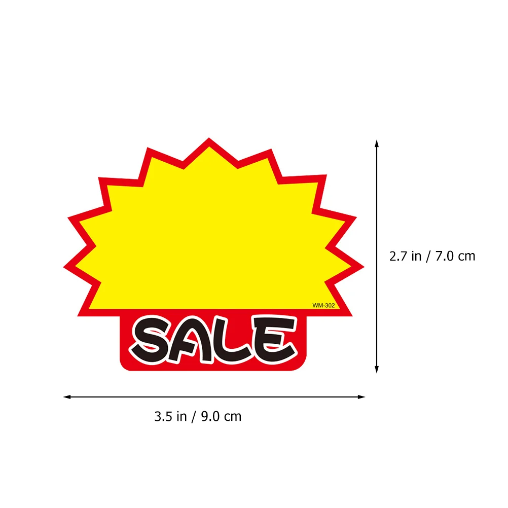 상품 가격 태그 광고 태그, 프로모션 스티커, 표지판 광고 샵, 화이트 카드 스티커 마크, 50 개