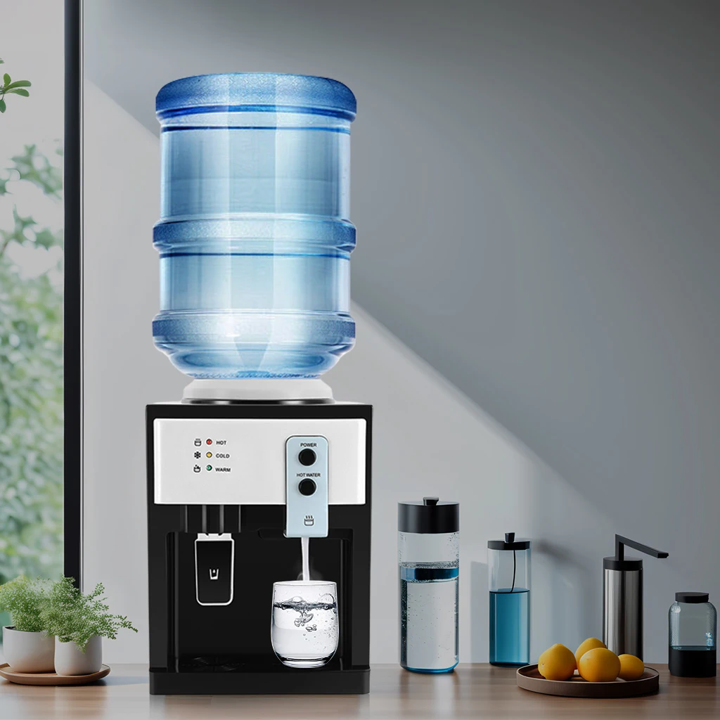 HS-09 سطح المكتب الساخن/البارد توزيع المياه الكهربائية انفصال تصميم برودة موزع مبرد المياه للمنزل مكتب