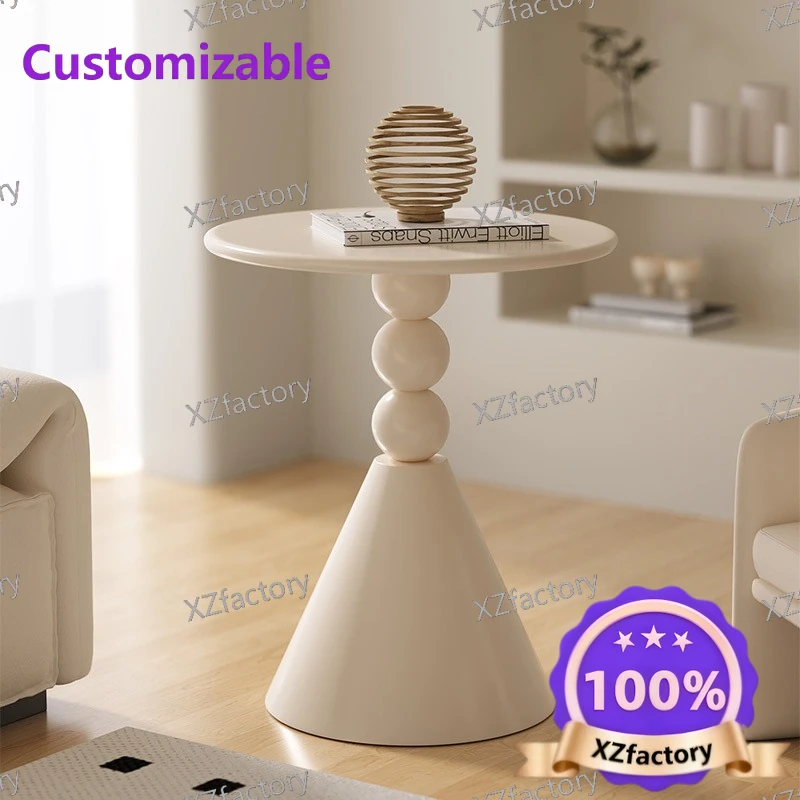 

Factory Direct 2026 Top RatedSmall apartment living room small coffee table metal small round table sofa corner few wrought iron