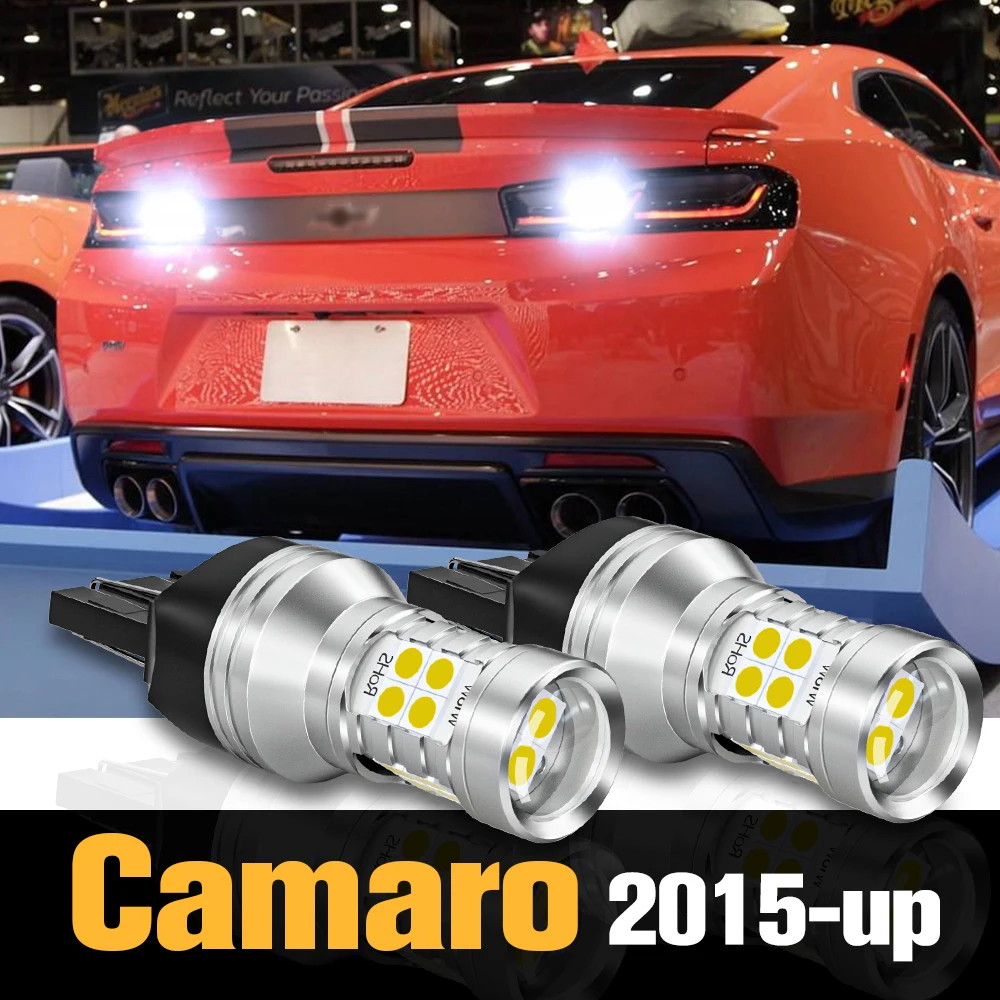 

2pcs Canbus LED Reverse Light Backup Lamp Accessories For Chevrolet Camaro 2015 2016