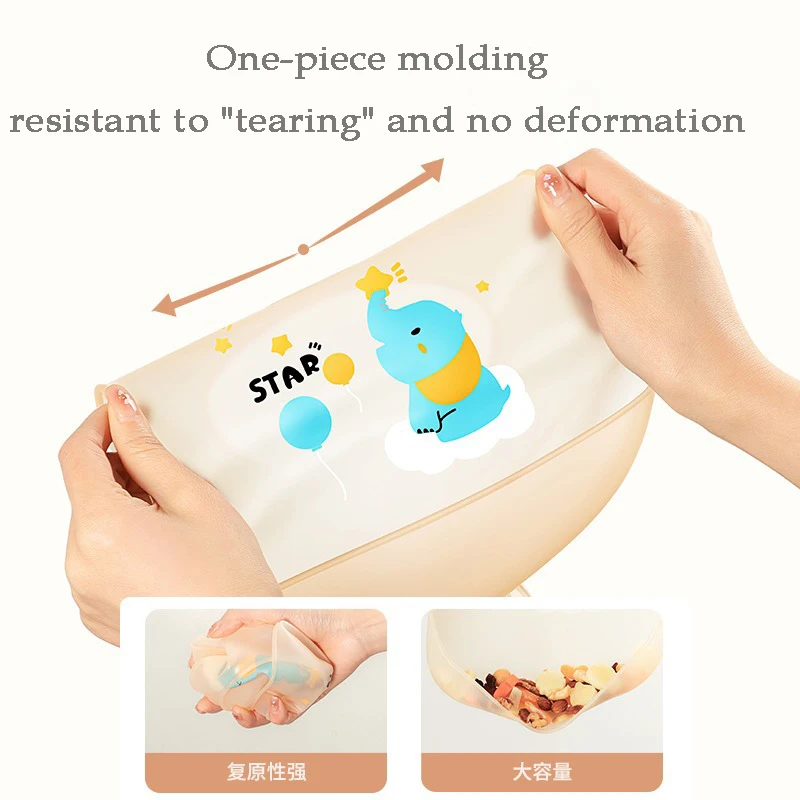 Waterproof  Baby Bibs Kids Silicone Ultra-soft Light Feeding Supplementary Food Bibs Baby Saliva Bag Newborn Baby Accessories