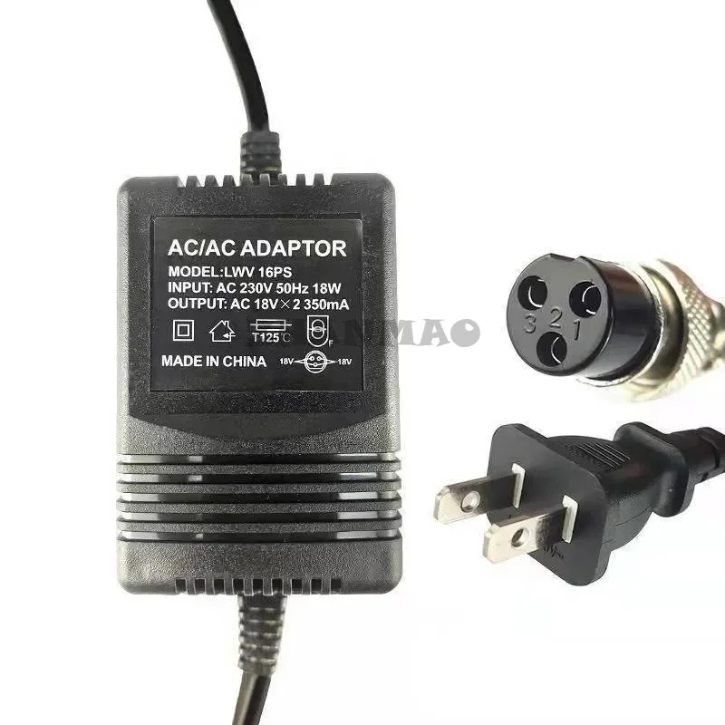 Mixing Console Power Adapter CT-80S Yamaha MG82CX Dual 18V350MA Universal Transformer Power Cord