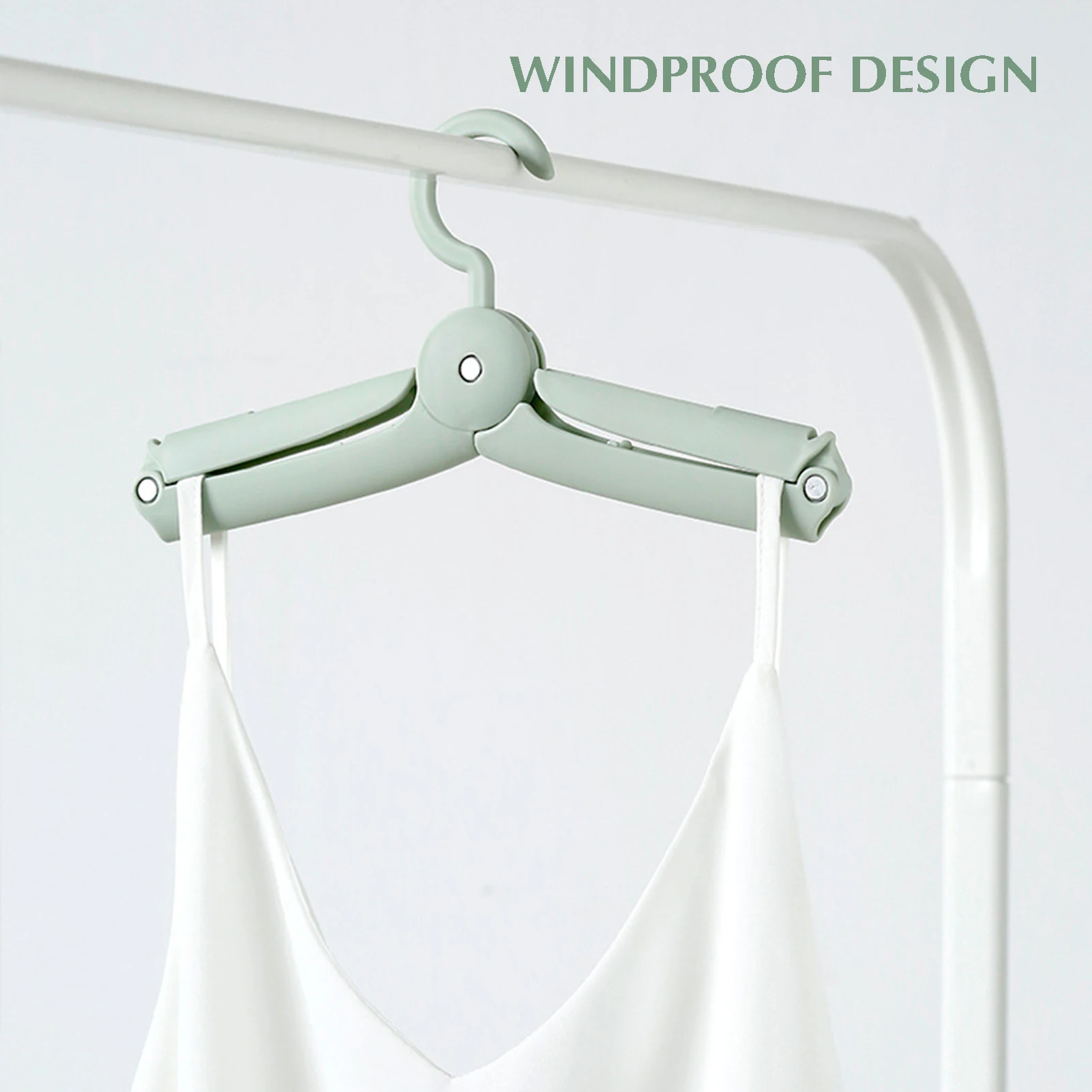 Draagbare Reiskleding Hanger Winddichte Haak Kleerhangers Voor Slaapkamer Houseroom Wasgoed