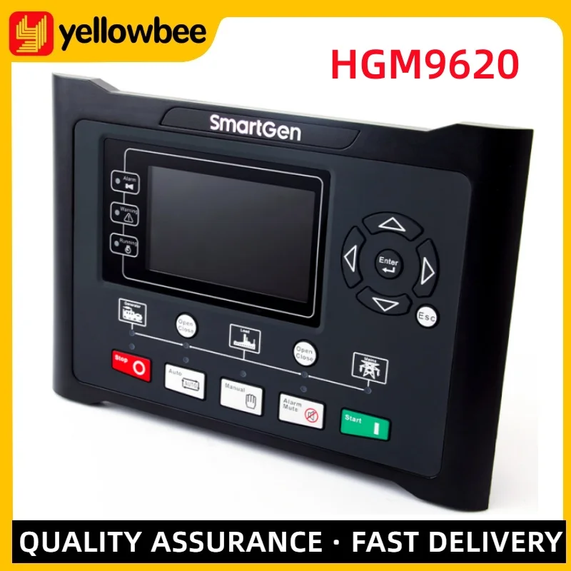 

Original SmartGen HGM9620 AMF Controller Diesel Generator Set Remote Control Panel Module with RS485 CAN Interface