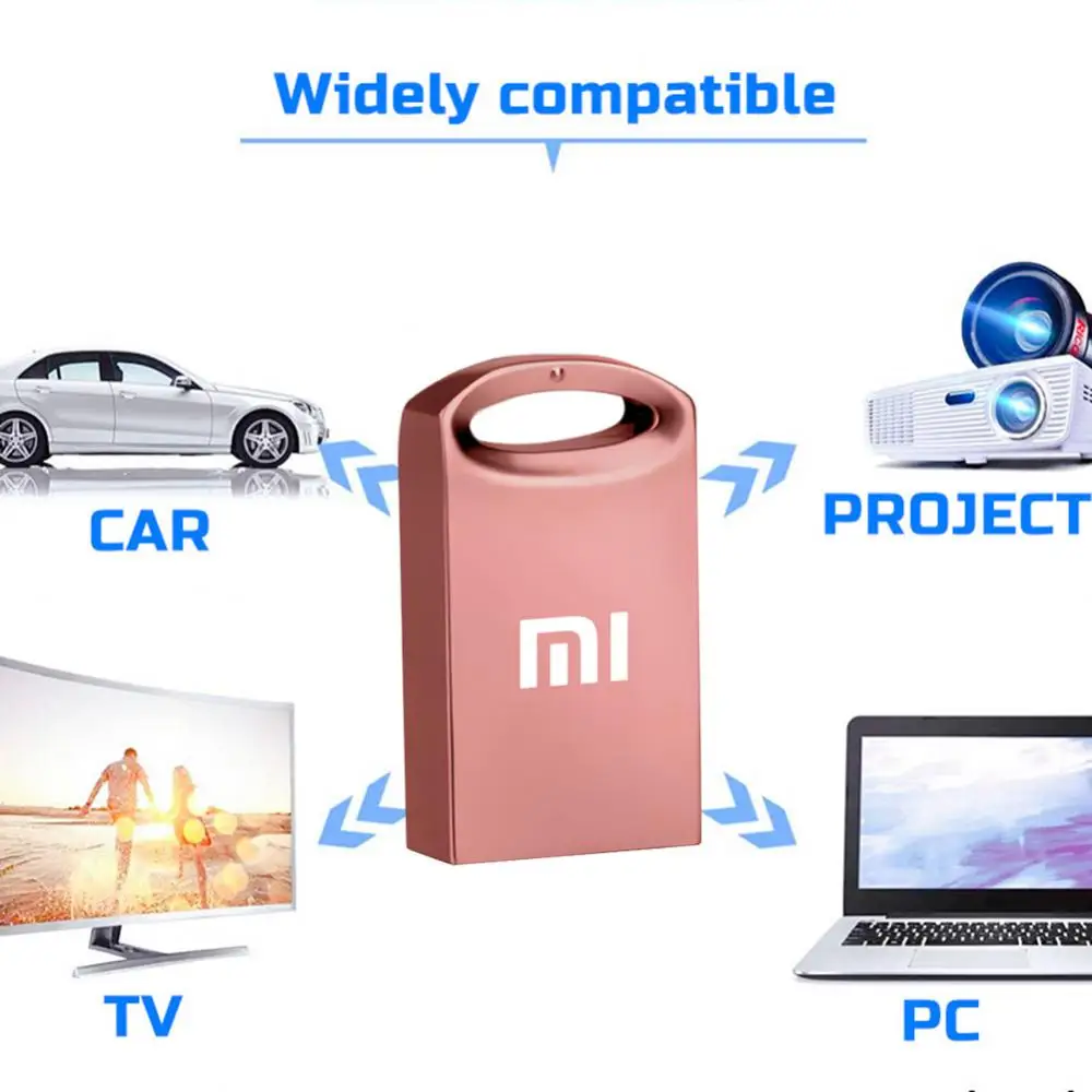 Original Xiaomi USB Flash Drive 2TB Metal USB U Disk Flash Drives High Speed Pendrive 1TB Portable USB Memory Drive Accessory