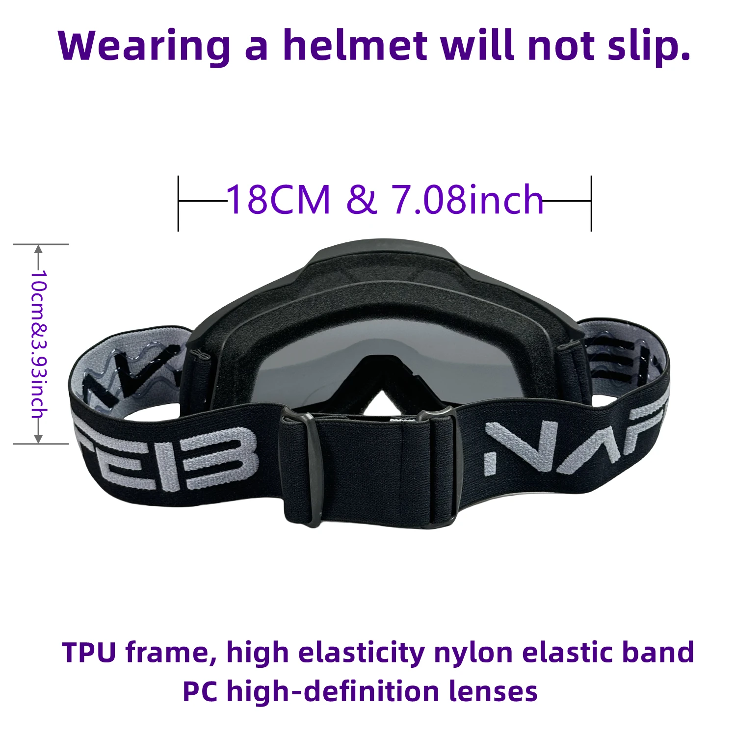 NAFEIB Motorcycle Goggles N17 Motocross Cycling Glasses Outdoor Off-Road Skiing Sport MTB ATV Dirt Bike Racing Goggles