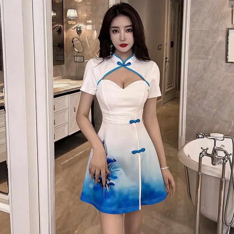 Women Work Clothes Shirt Short Skirt Suit Hotel Waiter Beauty Salon Spa Massage Nail Cafe Foot Bath Technician Overalls Uniform