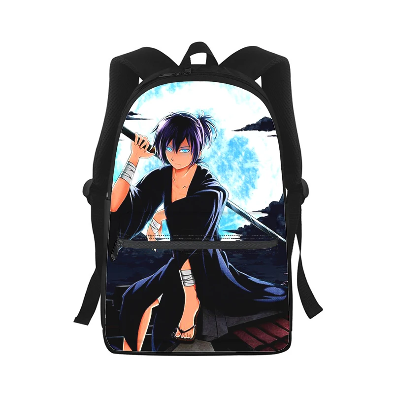 

Noragami yato Anime Men Women Backpack 3D Print Fashion Student School Bag Laptop Backpack Kids Travel Shoulder Bag