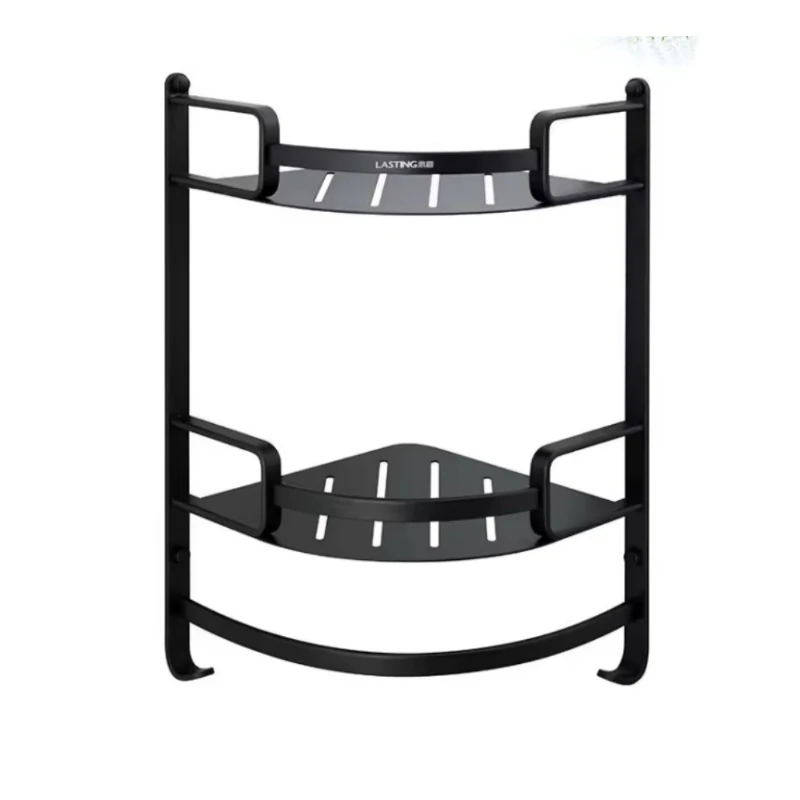 

Bathroom toilet No punching corner rack Double toilet Triangle corner rack bath