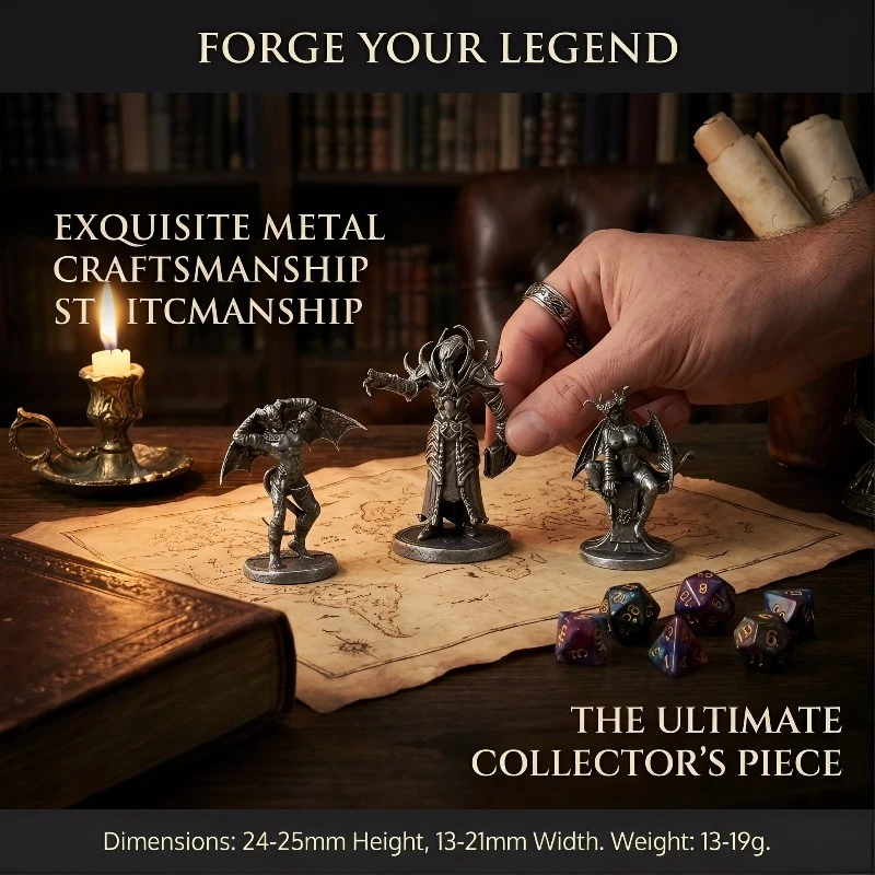 

Metal Craft Cosmic Apostle Classic Sci-Fi Style Mini Model Desktop Office Decor Collection Gift Ornament