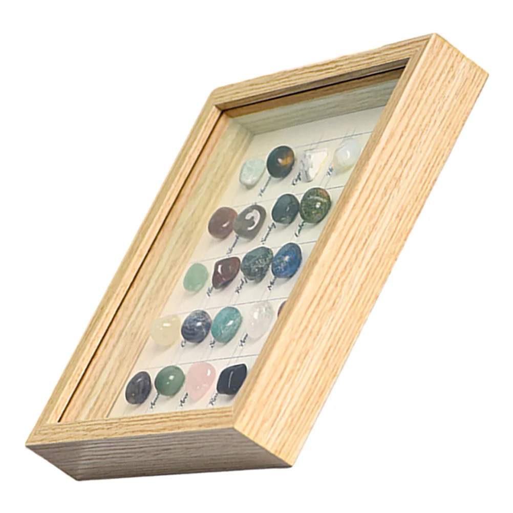 

1 set Tumbled Frames Decorative Irregular Crystal naments Home Desk Gifts Mineral Rock Collection Health Care