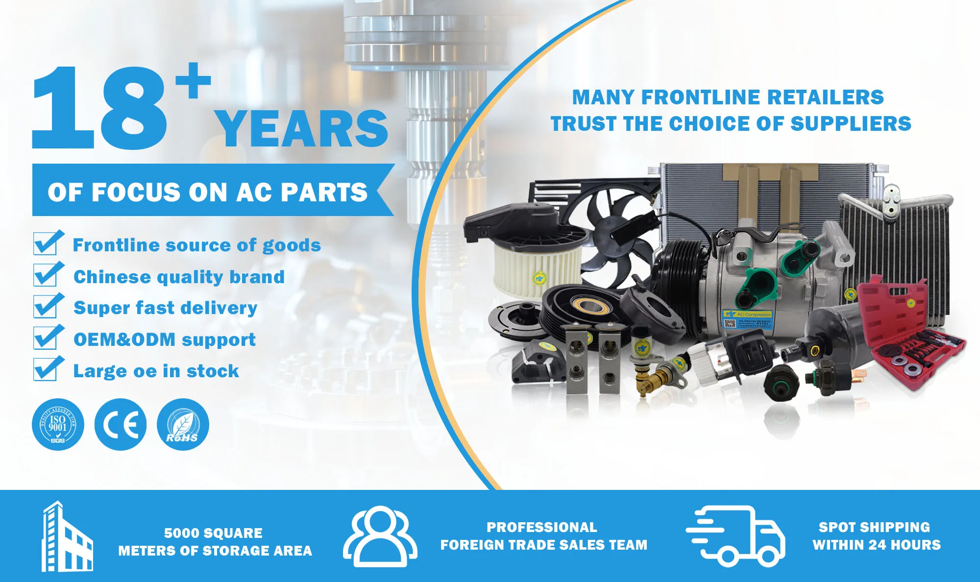 12 فولت سيارة السيارات التيار المتناوب ضاغط ATC06610 لتكييف الهواء شيري QQ6 12 فولت التيار المتناوب ضاغط 4PK