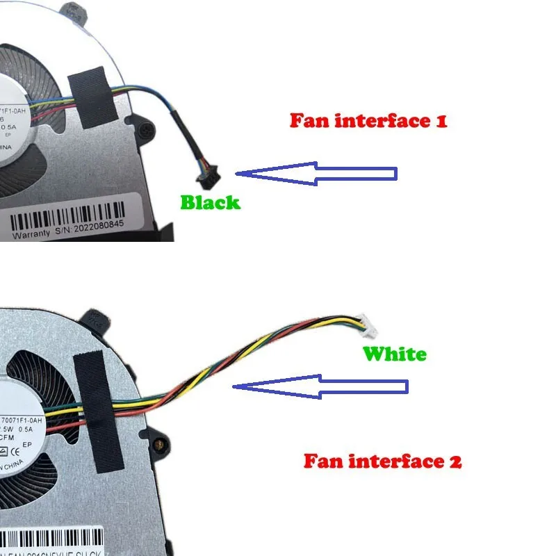 مروحة كمبيوتر صغيرة لـ GEEKOM Mini IT8 DC5V 2.5W جديدة (فوق 2 واجهة بيضاء)