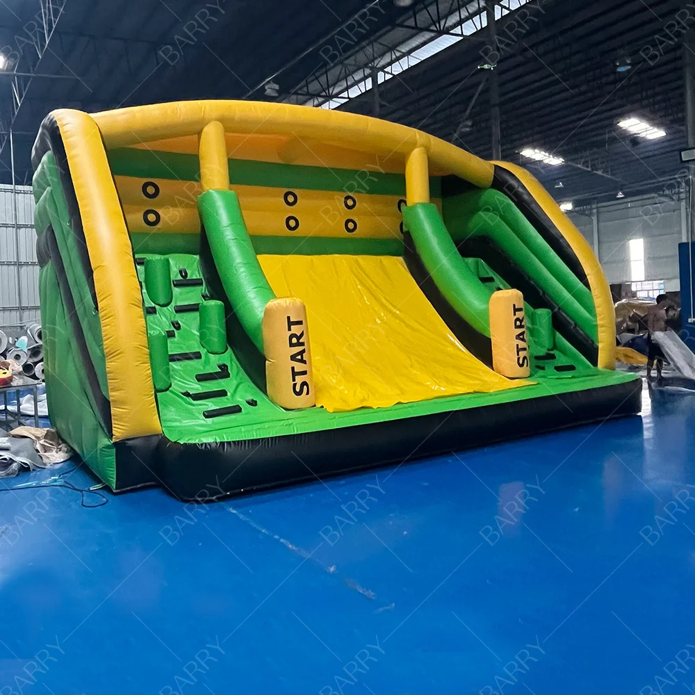

Barry Commercial Outdoor Kids Adults Party Waterslide Toboggan Gonflable Large Inflatable Castle Bounce House and Slide