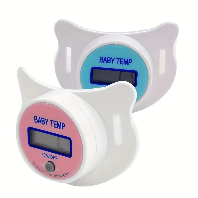 Baby\'s Electronic Pacifier Thermometer Infant Digital Smart Thermometer, Children\'s Oral Thermometer Celsius/Fahrenheit