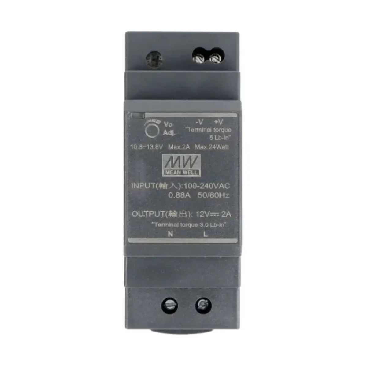 

Блок питания DR-30-12 новой модели HDR-30-12 для DIN-рейки - 12В/2А/24Вт