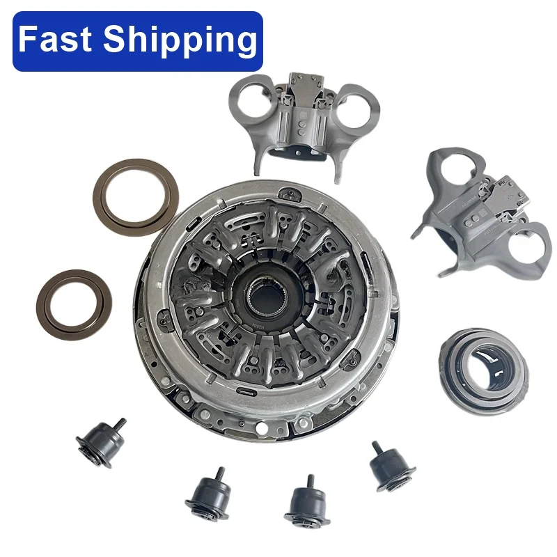 6DCT250 DPS6 Auto Transmission Clutch Kit with Fork Bearings Compatible with Ford Focus Fiesta B-MAX EcoSport 602000800