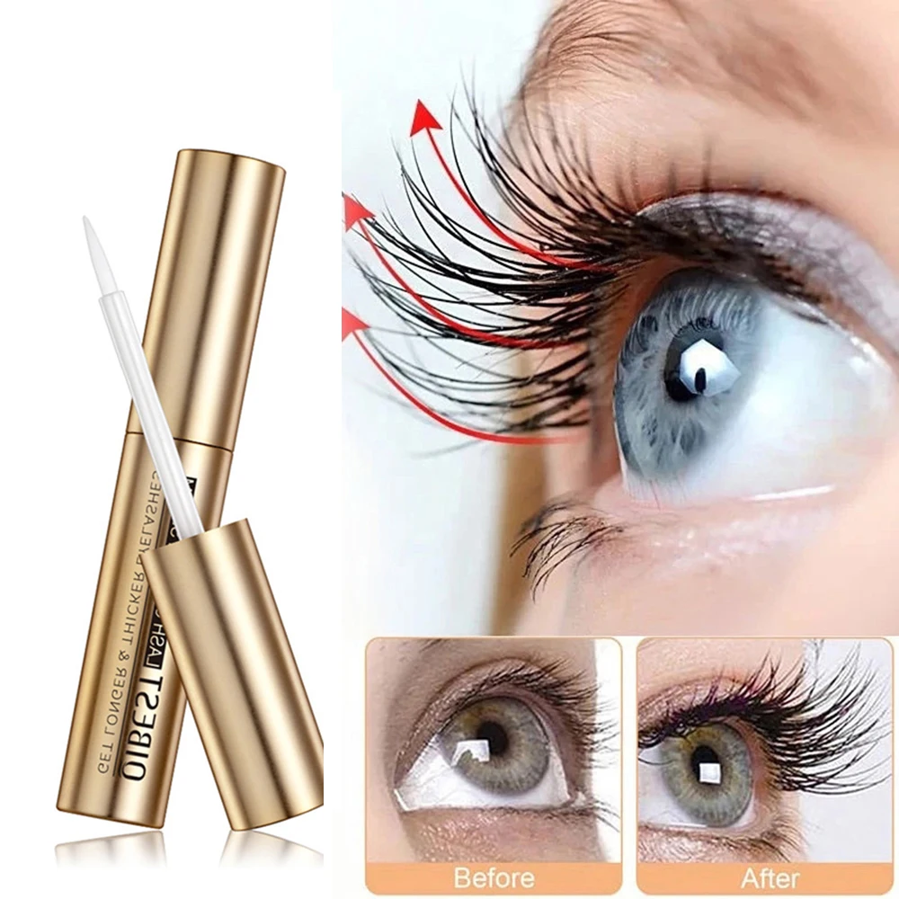 Fast Eyelash Growth Serum 7 Days Natural Eyelash Enhancer Longer Fuller Thicker Curling Lash Treatment Eye Care Makeup Products