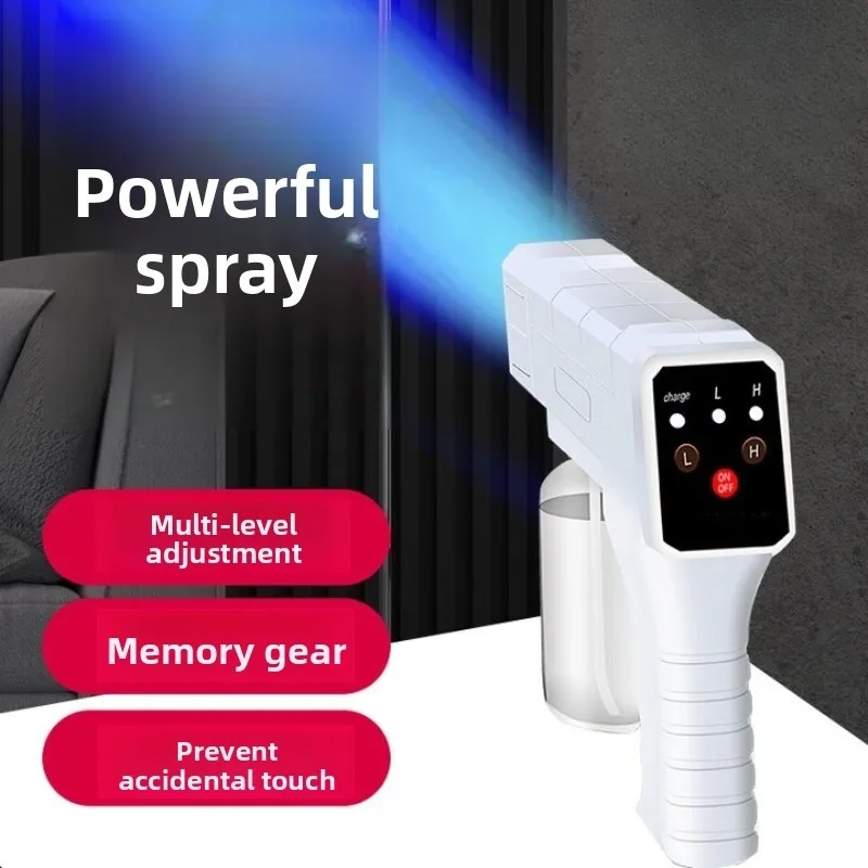 بخاخ محمول بلو راي نانو تعقيم الكحول الكهربائي القابل لإعادة الشحن