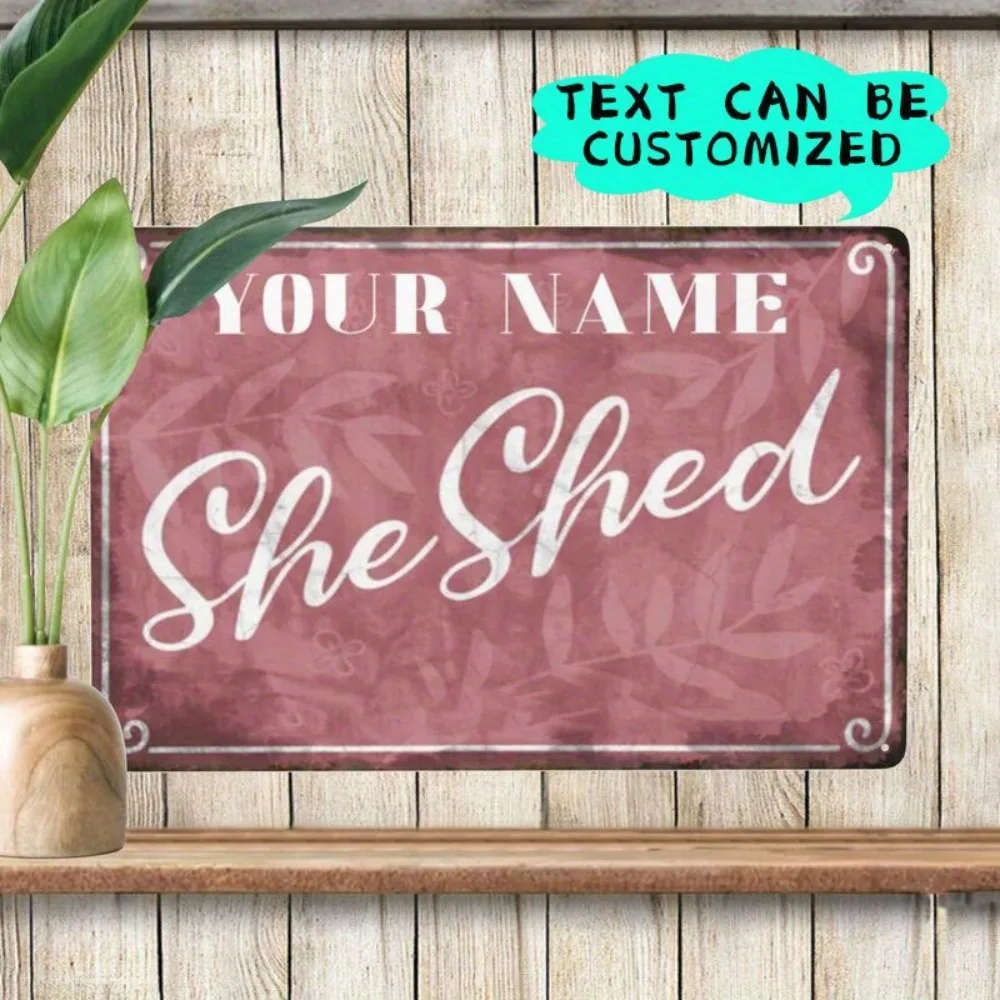 Custom Name Farmhouse Flower Sign Decor Only 8x12" Retro Kitchen Gift