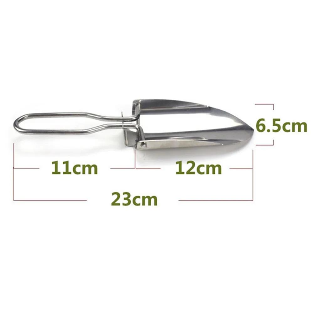 مجرفة صغيرة قابلة للطي للاستخدام الخارجي، أداة متعددة الوظائف للتخييم والمشي لمسافات طويلة وحقيبة الظهر