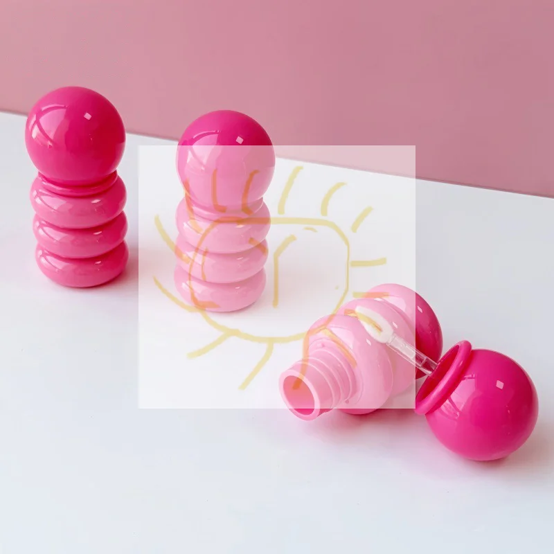1 pz 3/3.5 ml vuoto trasparente lip gloss tubi di plastica balsamo per le labbra tubo rossetto campione contenitore cosmetico contenitore per trucco