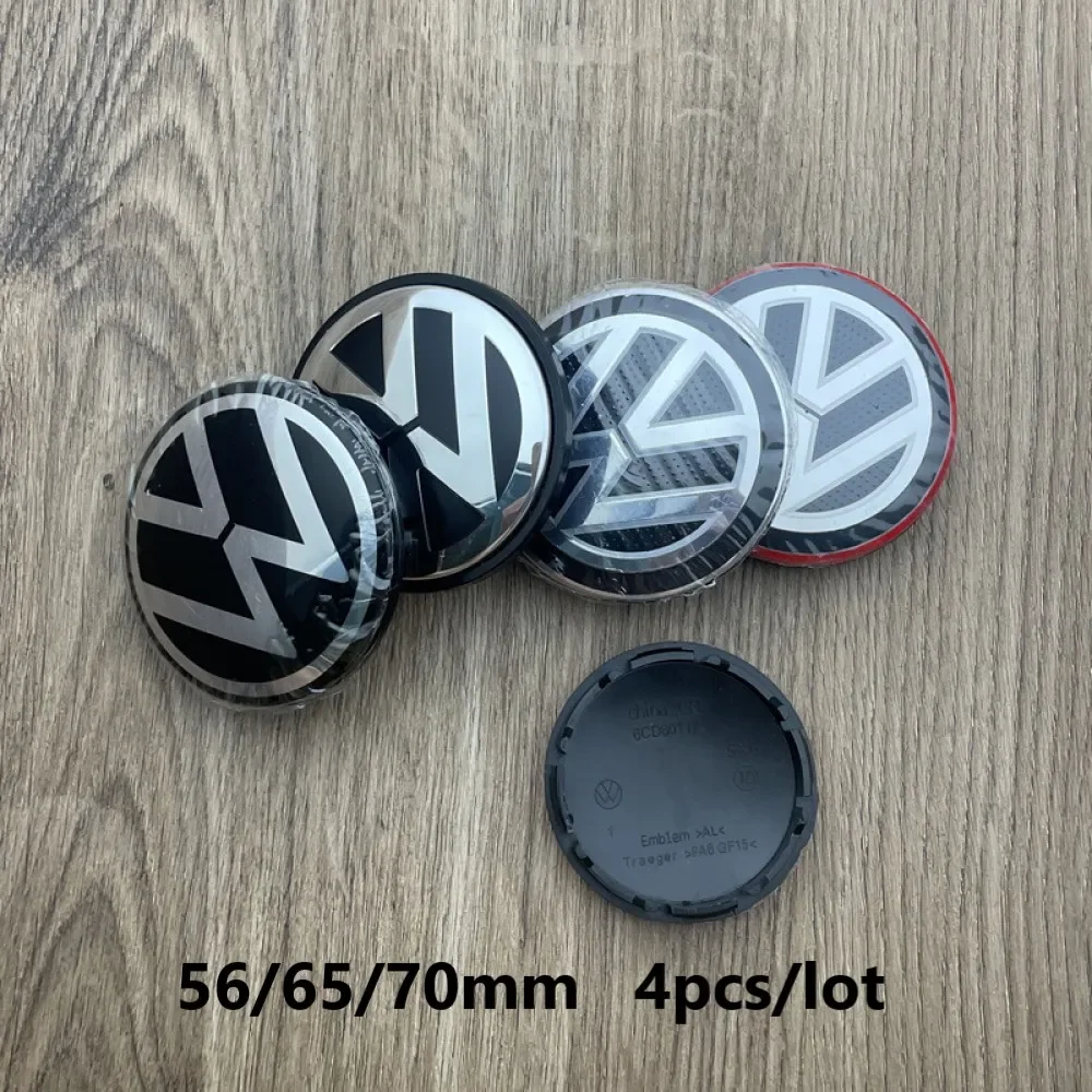 

4pcs 56/65/70/76mm Wheel Center Hub Caps For Volkswagen PASSAT LAVIDA Sagitar BORA JETTA GOLF POLO Lamando T-Cross TACQUA T-ROC
