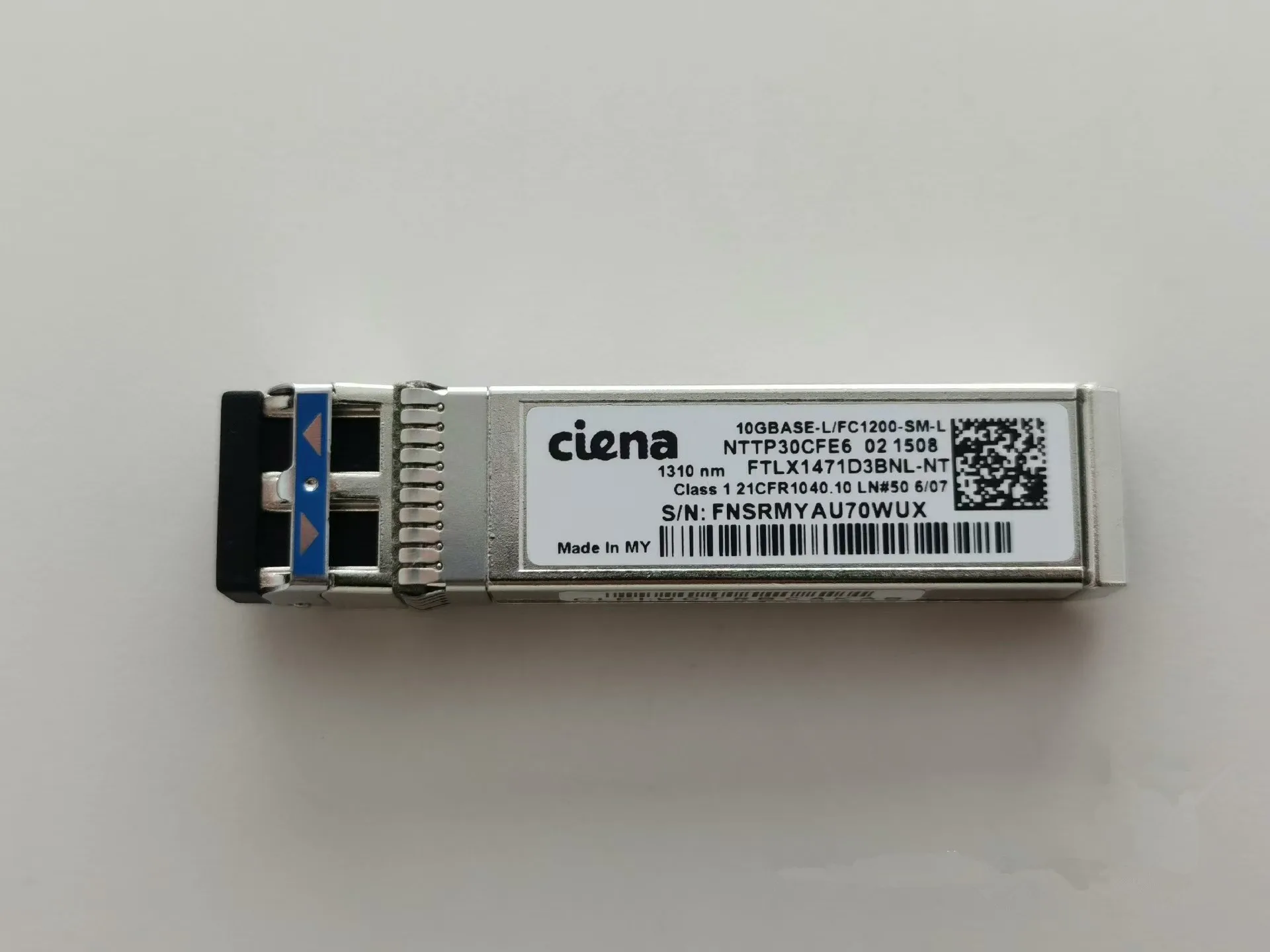 Ciena Transceiver SFP 10G 1310NM FTLX1471D3BNL-NT NTTP30CFE6 10GBASE 10KM Sfp Fiber Switch Transceiver