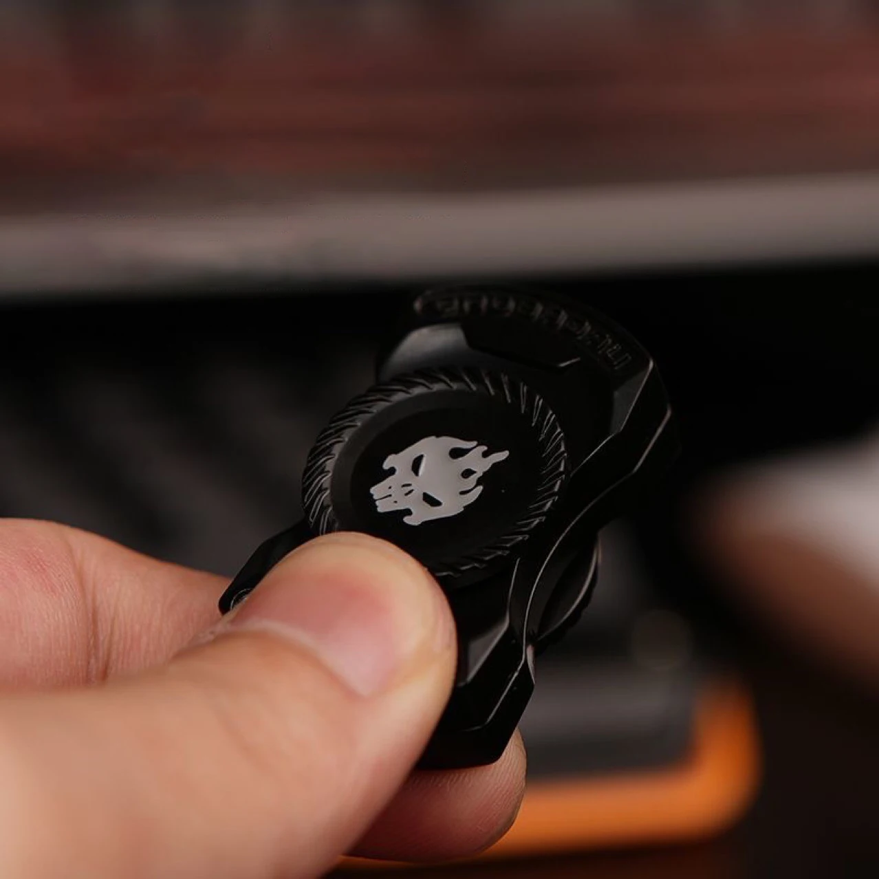 أداة تركيز ADHD EDC تململ 3 في 1 هيكل عظمي تململ لعبة المغناطيسي سبينر دفع المنزلق تململ الإجهاد الإغاثة للبالغين مكافحة القلق #3