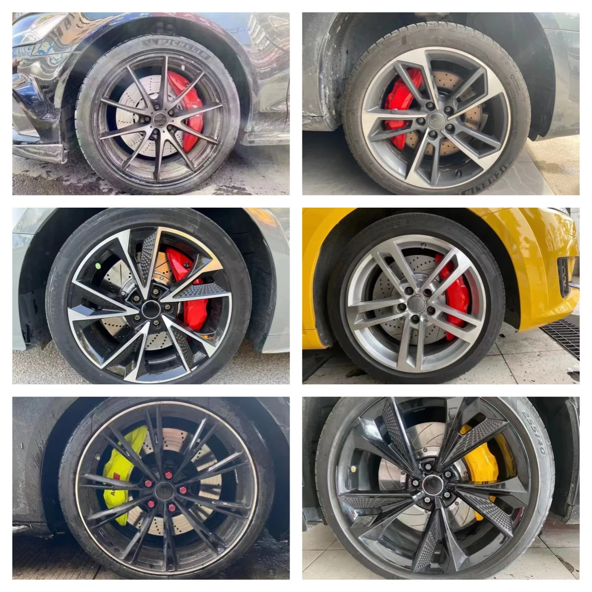 High-Performance 8N Brake Caliper Applicable to 19-Inch Wheel Hubs with 355-380mm Discs Upgradable to /4/6/8/ Pistons
